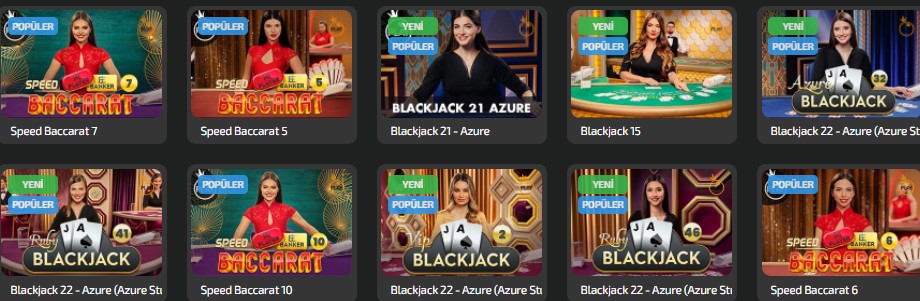 Mrbahis Yüksek Limitli Oyunlar